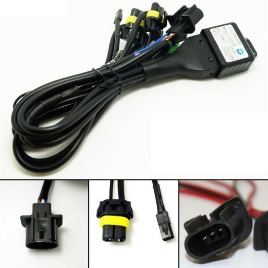 1ピース 12V 35W/55W 2in1 ワイヤー H13/9008 HI/LO ビーム BI-キセノン リレー ハーネス 適用: HID コンバージョン キット AL-LL-6782 AL