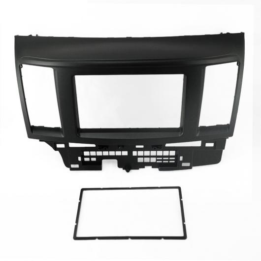 2DIN ラジオ受信機 オーディオ ヴィデオディスク ひな型 短距離競走 ダイアログボックス ひな型 アダプター 当てはめる: 三菱 フォルティス & ランサー 黒いこと・しろがね色 AL-LL-6813 AL