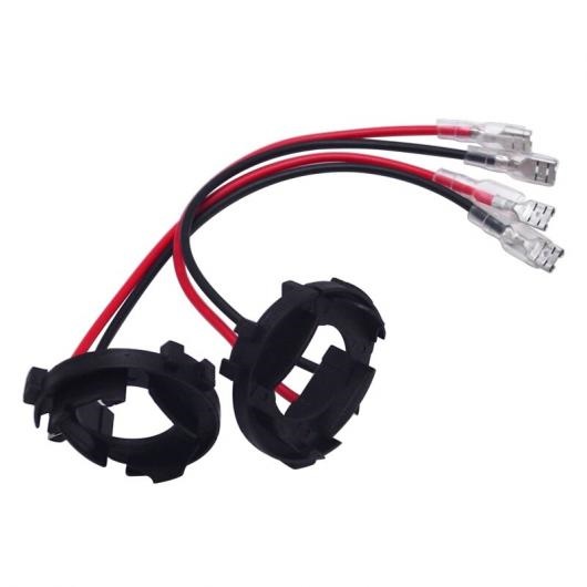 2ピース H7 LED バルブ クリップ 固定器具 ホルダー ソケット ベース 適用: フォルクスワーゲン/VOLKSWAGEN ゴルフ MK7 ハロゲン アップグレード LED アダプタ AL-LL-7112 AL