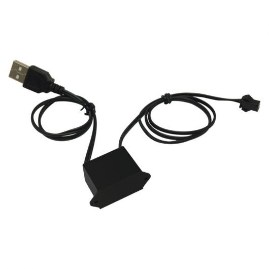 AL 5ピース DC12V LED 装飾 EL ファイバー ネオン ライト ロープ ストリップ パワー ドライバ インバーター USB ポート AL-LL-7241