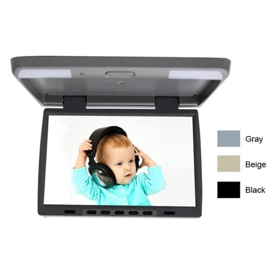 DC12V 15.4インチ /バス TFT LCD ルーフ マウント モニター フリップ ダウン モニター 2ウェイ ビデオ インプット 3色 ブラック〜ベージュ AL-LL-7285 AL