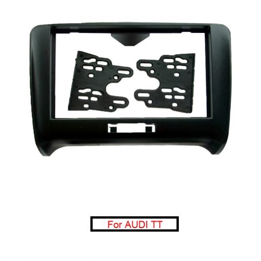 2DIN ステレオ ラジオ パネル フレーム アダプタ 適用: アウディ/AUDI TT 8J 2006-2014 ダッシュ フィッティング CD プレート フレーム トリム 173×98mm・178×102mm AL-LL-7337 AL