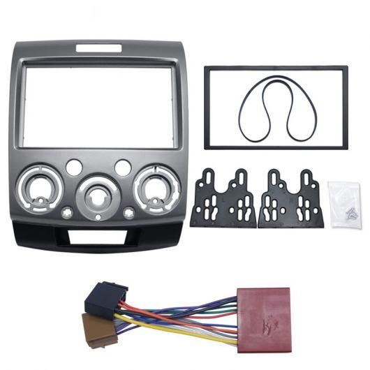グレー 2DIN ステレオ パネル 適用: フォード/FORD エベレスト レンジャー マツダ BT-50 BT50 ISO 配線 ハーネス トリム キット フェイス フレーム 173×98mm・178×102mm AL-LL-7378 ALの通販は