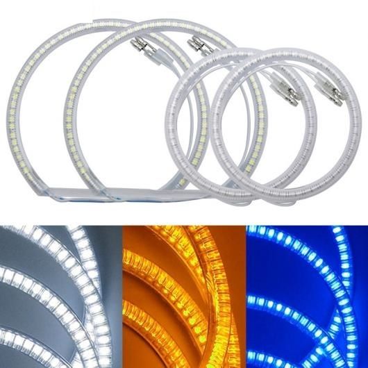 1セット オート SMD エンジェルアイ ライト HALO リング DRL 適用: BMW E87 ヘッドライト ホワイト イエロー ブルー ホワイト〜イエロー AL-LL-7627 AL