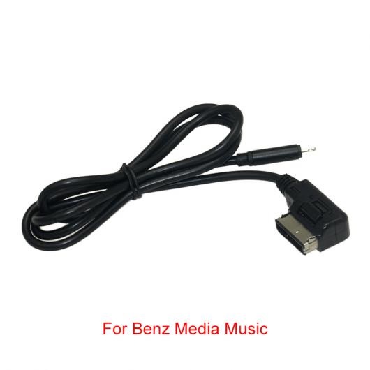 オーディオ AUX パワー 充電 アダプタ ケーブル 適用: ベンツ メディア ミュージック インターフェース コネクト 携帯 電話 パワー チャージャー AL-LL-8025 AL