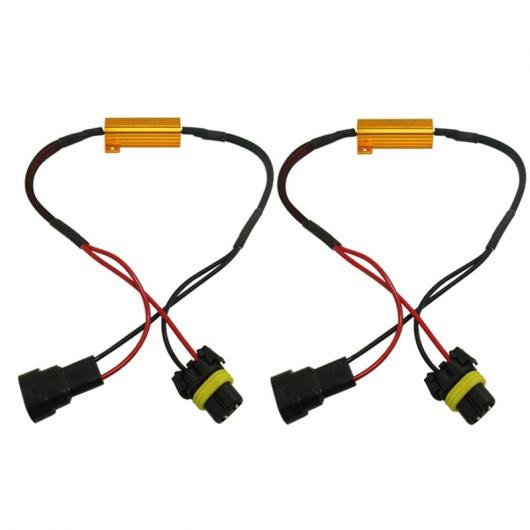 10ピース HB4/9006 ヘッドライト ロード レジスタ フォグ ランプ デコーダ LED コネクション「 抵抗 ライン LED フォグライト レジスタ AL-LL-8124 ALの通販は 8,418円
