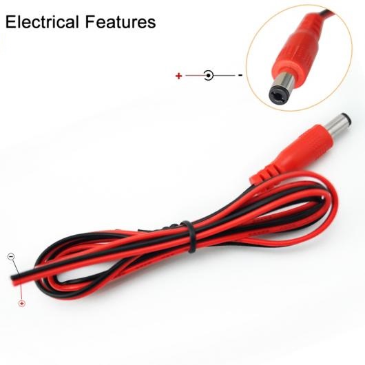 20ピース 5.5mm/2.1mm DC アダプタ プラグ 同軸/同心/バレル/チップ パワー コネクタ ケーブル ワイヤー AL-LL-8260 AL