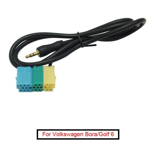 10ピース オーディオ ラジオ 3.5mm AUX-IN アダプタ ケーブル 適用: フォルクスワーゲン/VOLKSWAGEN ボーラ ゴルフ 6 ビデオ コンバート ケーブル プラグ AL-LL-8386 AL 10,842円