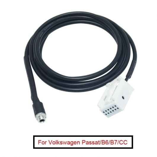 AL 5ピース ラジオ オーディオ MP3 RCD510 + RCD310 + AUX-IN アダプタ ケーブル 適用: VW パサート B6 ゴルフ ポロ 12-ピン ポート AUX ワイヤー ケーブル AL-LL-8401