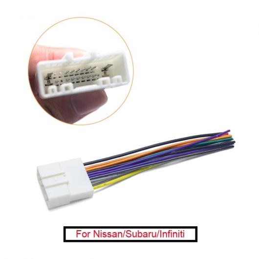 10ピース オーディオ ステレオ 配線 ハーネス アダプタ 適用: 日産/スバル/インフィニティ/INFINITI インストール CD/DVD ステレオ AL-LL-8427 AL 7,668円