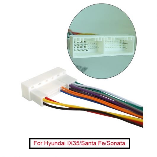 10ピース ラジオ ステレオ 配線 ハーネス アダプタ プラグ 適用: ヒュンダイ/現代/HYUNDAI IX35/サンタフェ/ソナタ CD/DVD ステレオ AL-LL-8439 ALの通販は