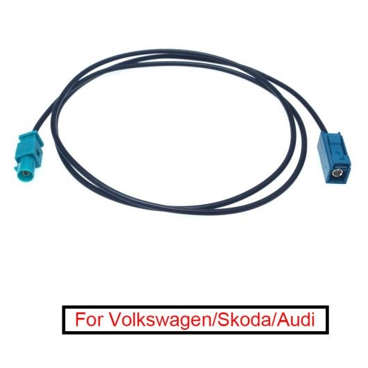 AL 1ピース FAKRA Z ラジオ シグナル アンテナ AM/FM 1 メーター 配線 アダプタ 適用: フォルクスワーゲン/VOLKSWAGEN/シュコダ/アウディ/AUDI OEM ステレオ ヘッド ユニット AL-LL-8563