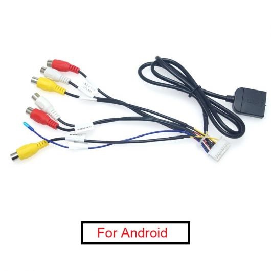 10ピース 20-ピン 拡張 インターフェース RCA AUX-IN/アウト ケーブル SIM スロット 適用: ヘッド ユニット ステレオ AL-LL-8585 AL