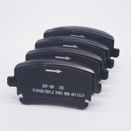 フロント リア ブレーキ パッド キット 適用: ベントレー/ベントLEY コンチネンタル GT フライングスパー 2004-2018 3W0698151 3W0698451 フロント 3W0698151 AL-MM-0232 AL_3