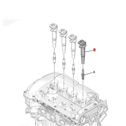 イグニッション PENCIL コイル 597091 適用: シトロエン/CITROEN C4 ピカソ プジョー/PEUGEOT 1.6 THP DS BMW F20 F30 F35 ミニ/MINI（BMW） イグニッション コイル 597091 AL-MM-0563 AL