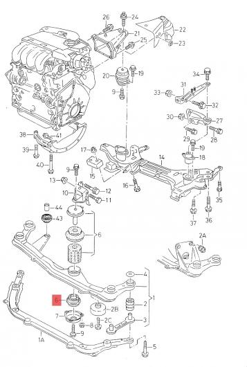 エンジン マウント ラバー ピアー 1H0199609G 適用: セアト トレド イビサ II コルドバ VW ゴルフ AL-MM-1601 AL_1