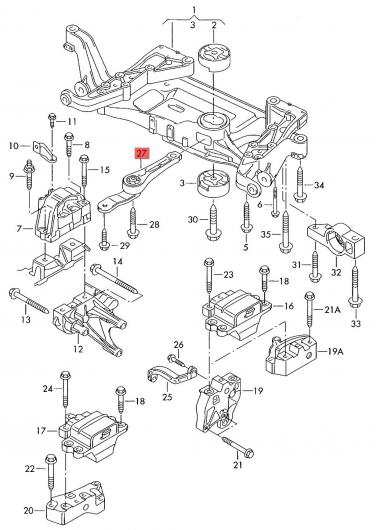 エンジンマウント モーター サポート 1K0199855AK 適用: アウディ/AUDI A3 VW トゥーラン ゴルフ V キャディ III シュコダ ローラ オクタ