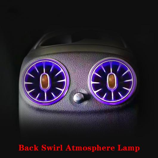 タービン 吹き出し口 LED ライト 適用: W205 GLC メルセデスベンツ C GLCクラス フロント エア コンディション 吹き出し口 インレット センター コンソール ライト 3色・64色 AL-MM-1900 AL_4