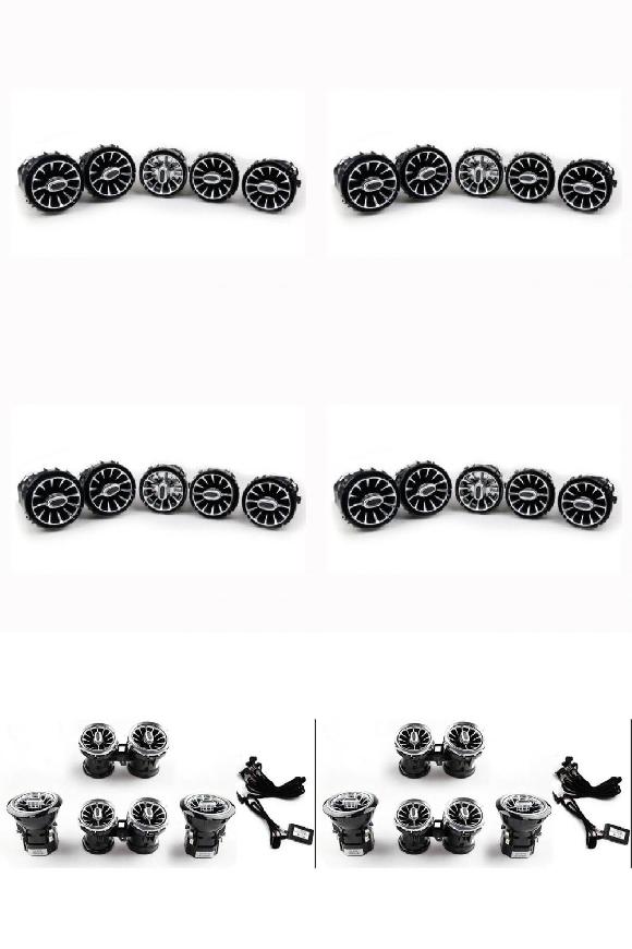 LED タービン 通気口 エア コンディション 吹き出し口 装飾 ライト ランプ 適用: ベンツ A/C/E/GLC/CLAクラス W205 W213 X253 W117 X253 3色〜W213 64色 AL-MM-1904 AL