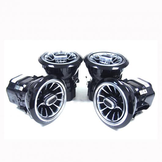 Gクラス W464 G63 G500 エアコン タービン 吹き出し口 LED インテリア ライト 適用: 2019 2020 G63 G500 G65 通気口 ライト フロント＆リア AL-MM-1907 AL Gクラス W464 G63 G500 エアコン タービン 吹き出し口 LED インテリア
