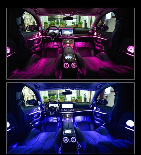 LED タービン 通気口 エア コンディション 吹き出し口 装飾 ライト Cクラス W205 2015 フロント リア 通気口 リア ランプ フロント AL-MM-1940 AL_4