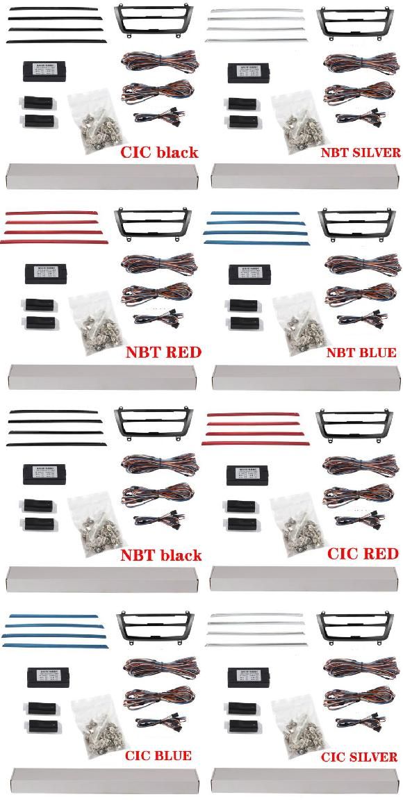 9色 自動車 コンバージョン インテリア ドア ライト 装飾 ライト DIY 適用: BMW 3シリーズ F30 F35 2014-2018 CIC ブラック〜CIC シルバー F30・F35 AL-MM-2041 AL