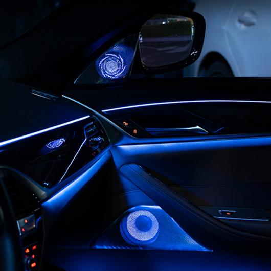 ネオン ランプ 適用: BMW 5シリーズ G30 G38 LED ルミナス ツイーター スピーカー パネル シンクロ ライト カバー ドア 装飾 カバー 15ピース〜11ピース1 AL-MM-2092 AL