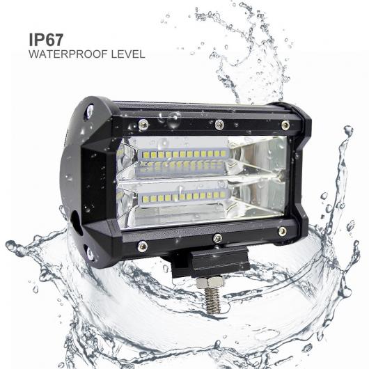 5インチ 72W LED ワーク ライト バー トラック オフロード ドライビング フォグランプ 適用: SUV ボート ATV 4X4 4WD トレーラー ワゴン ピックアップ 2ピース AL-MM-2110 AL_3