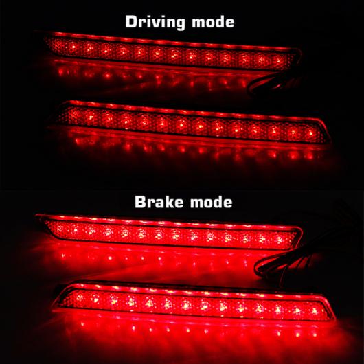 LED リア バンパー リフレクター ライト レッド ドライビング ブレーキ ストップ フォグランプ 適用: MAZDA3 2004-2009 AL-MM-2133 AL_4