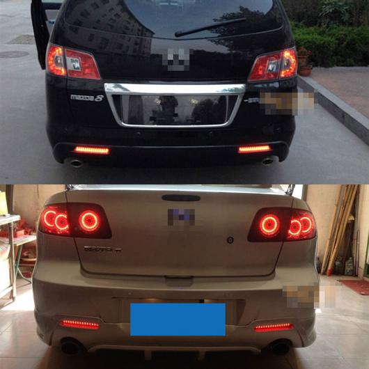 LED リア バンパー リフレクター ライト レッド ドライビング ブレーキ ストップ フォグランプ 適用: MAZDA3 2004-2009 AL-MM-2133 AL_5