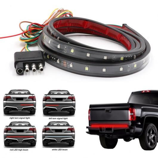 LED テールゲート ライト ストリップ 90 LED レッド/ホワイト ランニング ブレーキ ライト ウインカー ライト リバース ライト バー 48インチ AL-MM-2144 AL