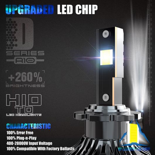 70W 6500K 15000lm D2S LED ライト CAN-BUS D3S プラグ プレイ ヘッドライト バルブ D1S D4S オート ランプ ターボ ヘッドランプ D4S・D2S AL-MM-2147 AL_1