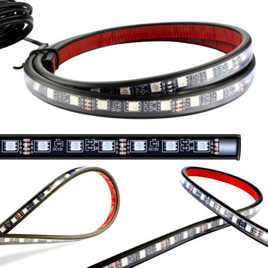 アンダーグロー ライト フレキシブル ストリップ LED アンダーボディ ライト リモート コントロール ネオン ライト RGB 装飾 装飾 ランプ 90×2-120×2 AL-MM-2151 AL_1