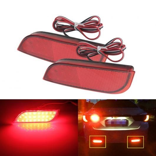 2ピース LED リア バンパー リフレクター ライト ドライブ ブレーキ フォグ トリム テール ランプ 適用: スバル インプレッサ WRX STI レガシィ エクシーガ レヴォーグ AL-MM-2182 AL