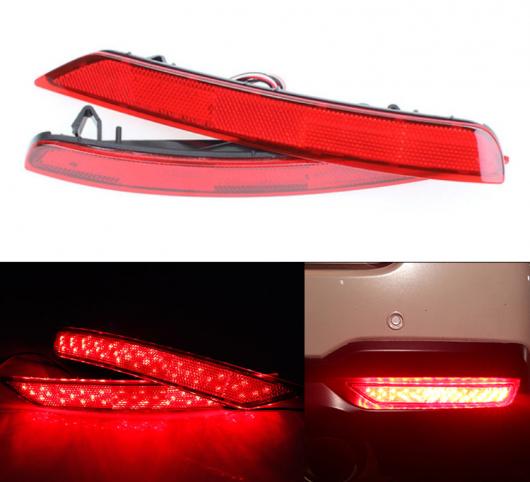 レッド LED-スタイリング リア リフレクター テールライト 適用: スバル フォレスター インプレッサ レガシィ ヘッドライト フォグランプ 2008-2016 レッド AL-MM-2213 AL