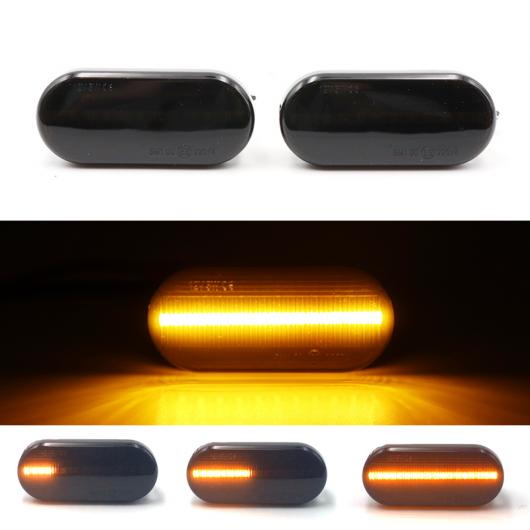 2ピース アンバー LED フェンダー サイド マーカー ウインカー ライト 適用: フォード/FORD フォーカス MK2 フィエスタ フュージョン セアト イビサ レオン シュコダ VW ゴルフ パサート AL-MM-2216 AL