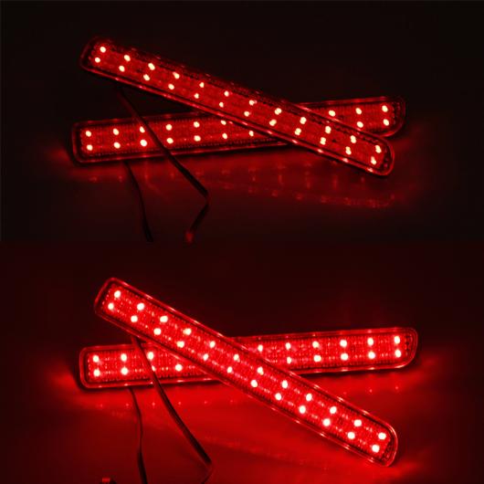 2ピース LED リア バンパー リフレクター ライト レッド ドライビング ブレーキ フォグ トリム モールディング テール ランプ 適用: ランド ローバー/ROVER ディスカバリー 3 4/L320 AL-MM-2220 AL_5