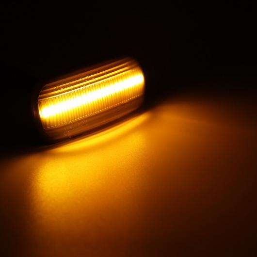 2ピース LED ダイナミック フロー サイド マーカー ライト 適用: アウディ/AUDI A3 S3 8P A4 S4 RS4 B6 B7 B8 A6 S6 RS6 C5 C7 LED アンバー シグナル ライト AL-MM-2254 AL_4