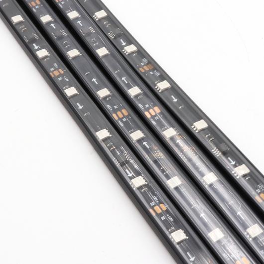 RGB マルチカラー フレキシブル フロー LED ライト アンダーグロー アンダーボディ 防水 自動車 シャーシ ネオン 装飾 ライト APP 90×4-180×2 AL-MM-2311 AL_2