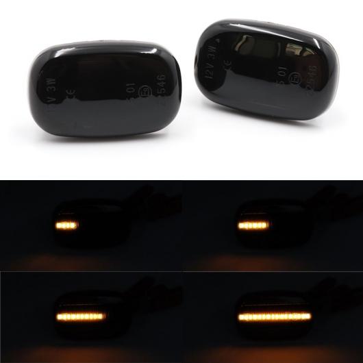 2ピース LED アンバー ダイナミック フロー ウインカー サイド マーカー ライト 適用: トヨタ カローラ RAV 4 ヤリス ヴィッツ コロ アベンシス セリカ AL-MM-2317 AL