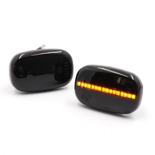 2ピース LED アンバー ダイナミック フロー ウインカー サイド マーカー ライト 適用: トヨタ カローラ RAV 4 ヤリス ヴィッツ コロ アベンシス セリカ AL-MM-2317 AL_4