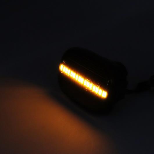 2ピース LED アンバー ダイナミック フロー ウインカー サイド マーカー ライト 適用: トヨタ カローラ RAV 4 ヤリス ヴィッツ コロ アベンシス セリカ AL-MM-2317 AL_5