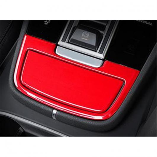 適用: ポルシェ/PORSCHE カイエン 2018 2019 2020 セントラル コントロール 灰皿 パネル インテリア 保護 ステッカー アクセサリー レッド〜カーボン調 AL-MM-2508 AL_4
