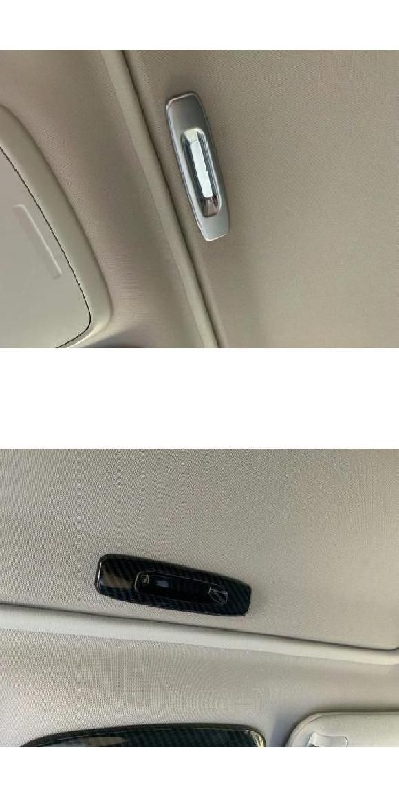 適用: スバル フォレスター SK 2018 2019 2020 インテリア アクセサリー サンルーフ ハンドル パネル カバー トリム 装飾 ステッカー マットシルバー・カーボン調 AL-MM-2533 AL