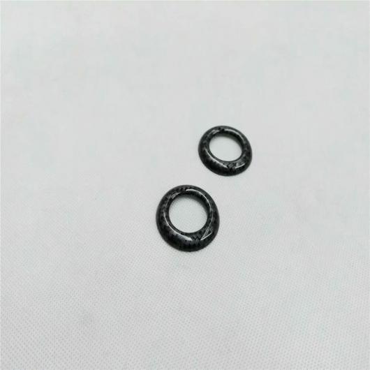 AL 適用: シュコダ コディアック 2017 2018 2019 カーボンファイバー インテリア アクセサリー シート ヘッドレスト アジャスター ノブ ボタン カバー スタイリング マットシルバー AL-MM-2603_2