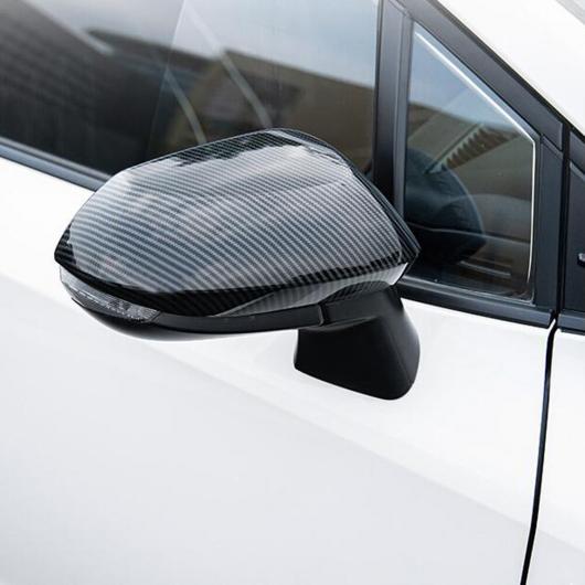 適用: トヨタ カローラ セダン 2019 2020 2021 ABS カーボンファイバー リア ビュー バックミラー サイド ミラー カバー トリム スタイリング アクセサリー 2ピース クロム・カーボン調 AL-MM-2734 AL_5