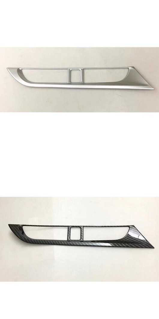AL 適用: 日産 キックス 2017 2018 2019 カーボンファイバー インテリア ミドル センター コンソール エアコン 吹き出し口 カバー トリム マットシルバー・カーボン調 AL-MM-2756の通販は 6,887円