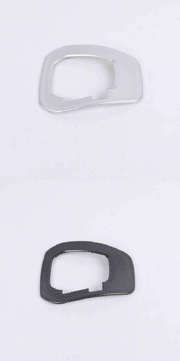 適用: ルノー/RENAULT カジャー 2016 2017 2018 2019 インテリア アクセサリー ギア シフト ボックス センター コントロール パネル カバー ステッカー トリム マットシルバー・カーボン調 AL-MM-2768 AL