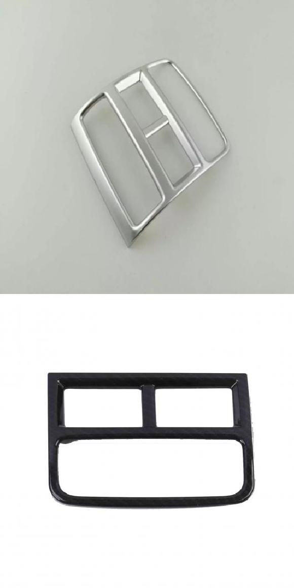 適用: キャデラック/CADILLAC XT5 2020 2016 2017 2018 2019 カーボンファイバー アームレスト ボックス リア 通気口 吹き出し口 カバー ABS マット 2・カーボンファイバー 1 AL-MM-2975 ALの通販は