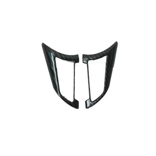 適用: 日産 キャシュカイ J11 2017 2018 2019 2020 ABS カーボンファイバー ステアリング ホイール トリム コントロール ボタン フレーム カバー アクセサリー モデル3 AL-MM-2994 AL_7